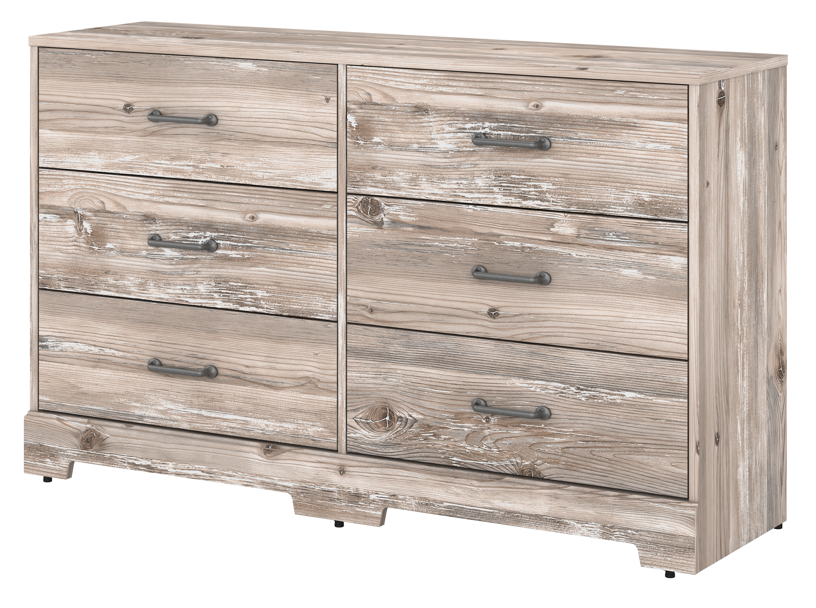 Shop Bush Furniture River Brook Tip Guard 6 Drawer Dresser 02 RBS160BNK #color_barnwood