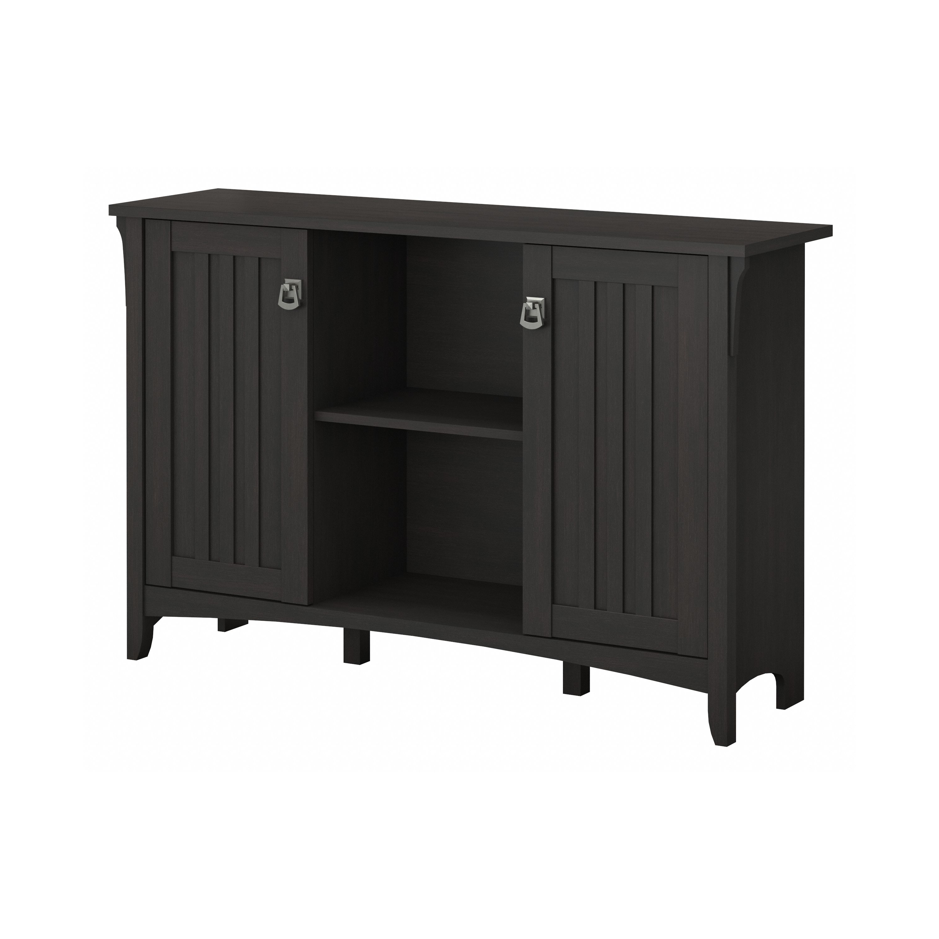 Shop Bush Furniture Salinas Accent Storage Cabinet with Doors 02 SAS147VB-03 #color_vintage black