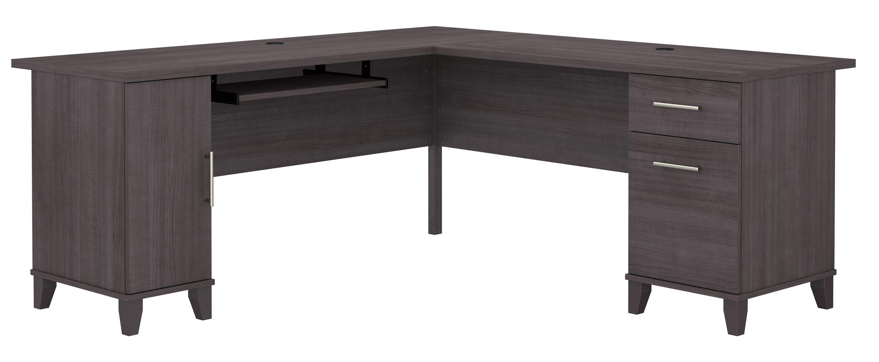 Shop Bush Furniture Somerset 72W L Shaped Desk with Storage 02 WC81510K #color_storm gray