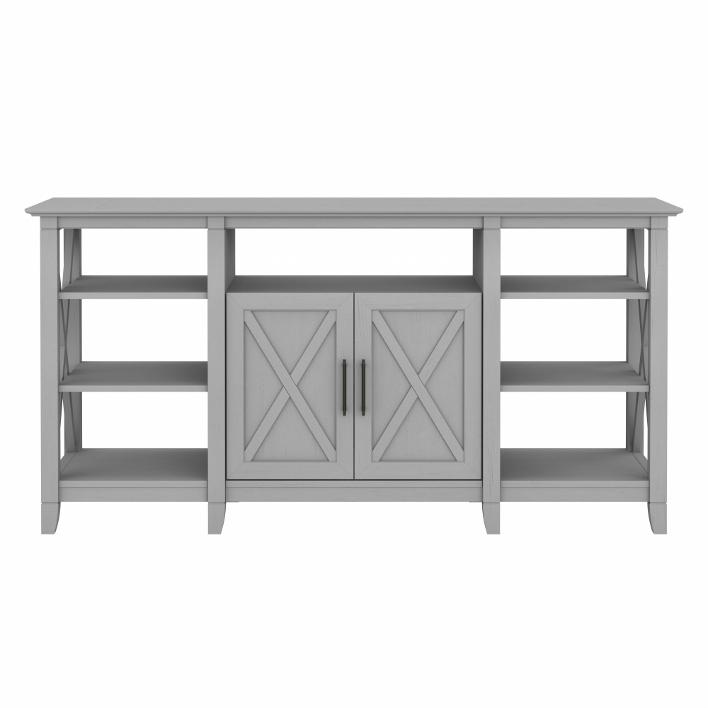 Shop Bush Furniture Key West Tall TV Stand for 65 Inch TV, Image 03, KWV160CG-03, #color_cape cod gray