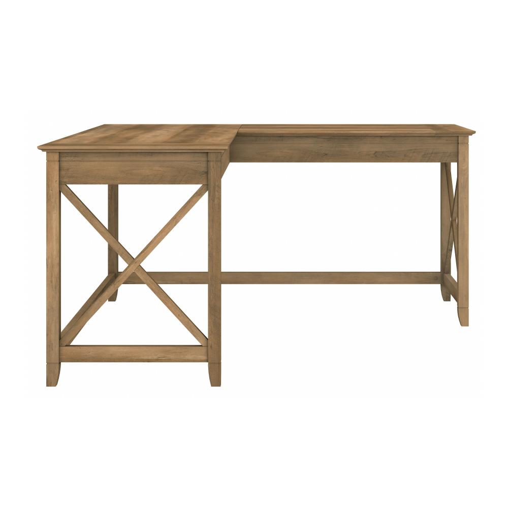 Shop Bush Furniture Key West 60W L Shaped Desk, Image 03, KWD160RCP-03, #color_reclaimed pine