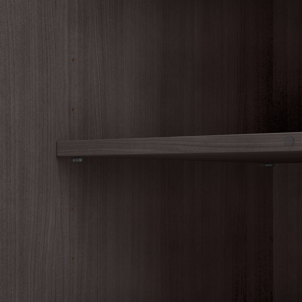 Shop Bush Business Furniture Universal Tall Linen Cabinet with Doors and Shelves, Image 06, LNS136SG-Z, #color_storm gray