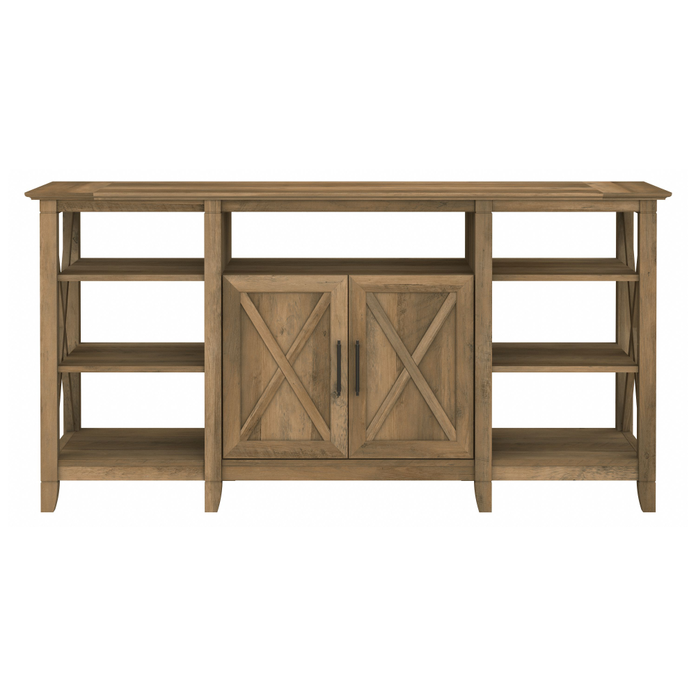 Shop Bush Furniture Key West Tall TV Stand for 65 Inch TV, Image 03, KWV160RCP-03, #color_reclaimed pine