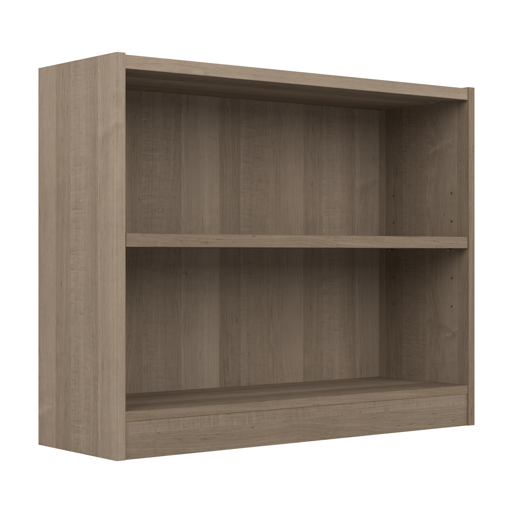 Shop Bush Furniture Universal Small 2 Shelf Bookcase, Image 01, WL12426, #color_ash gray