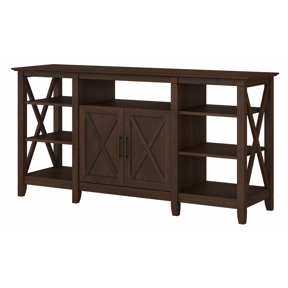 Shop Bush Furniture Key West Tall TV Stand for 65 Inch TV, Image 01, KWV160BC-03, #color_bing cherry