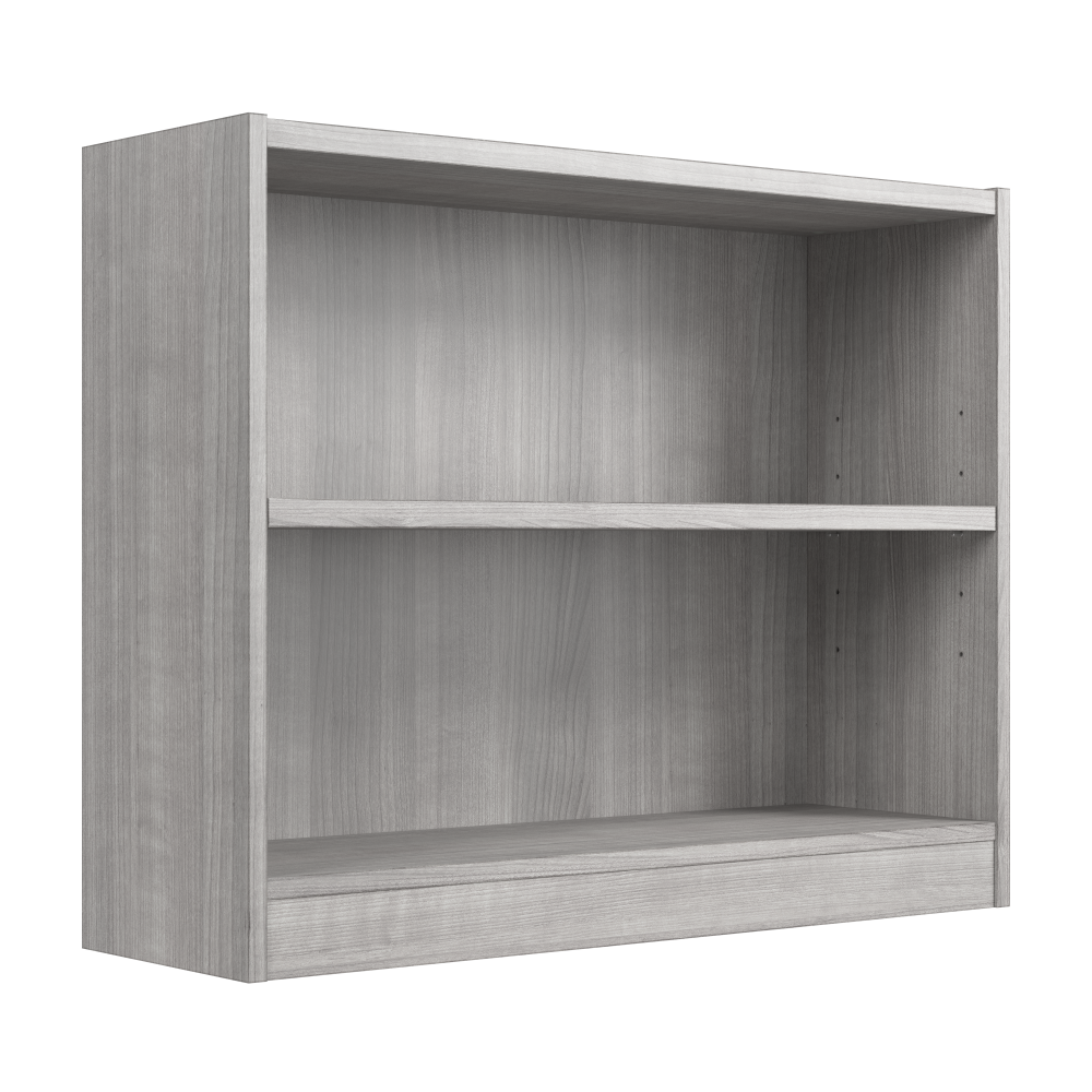 Shop Bush Furniture Universal Small 2 Shelf Bookcase, Image 01, WL12456, #color_platinum gray