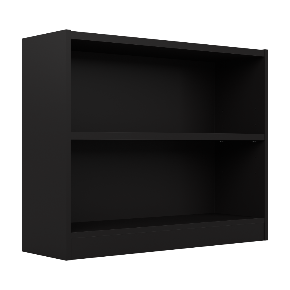 Shop Bush Furniture Universal Small 2 Shelf Bookcase, Image 01, WL12438, #color_black
