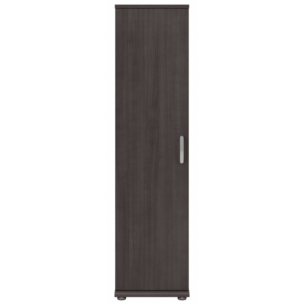 Shop Bush Business Furniture Universal Narrow Linen Tower with Door and Shelves, Image 03, LNS116SG-Z, #color_storm gray