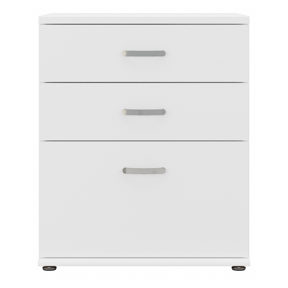 Shop Bush Business Furniture Universal Closet Organizer with Drawers, Image 03, CLS328WH-Z, #color_white