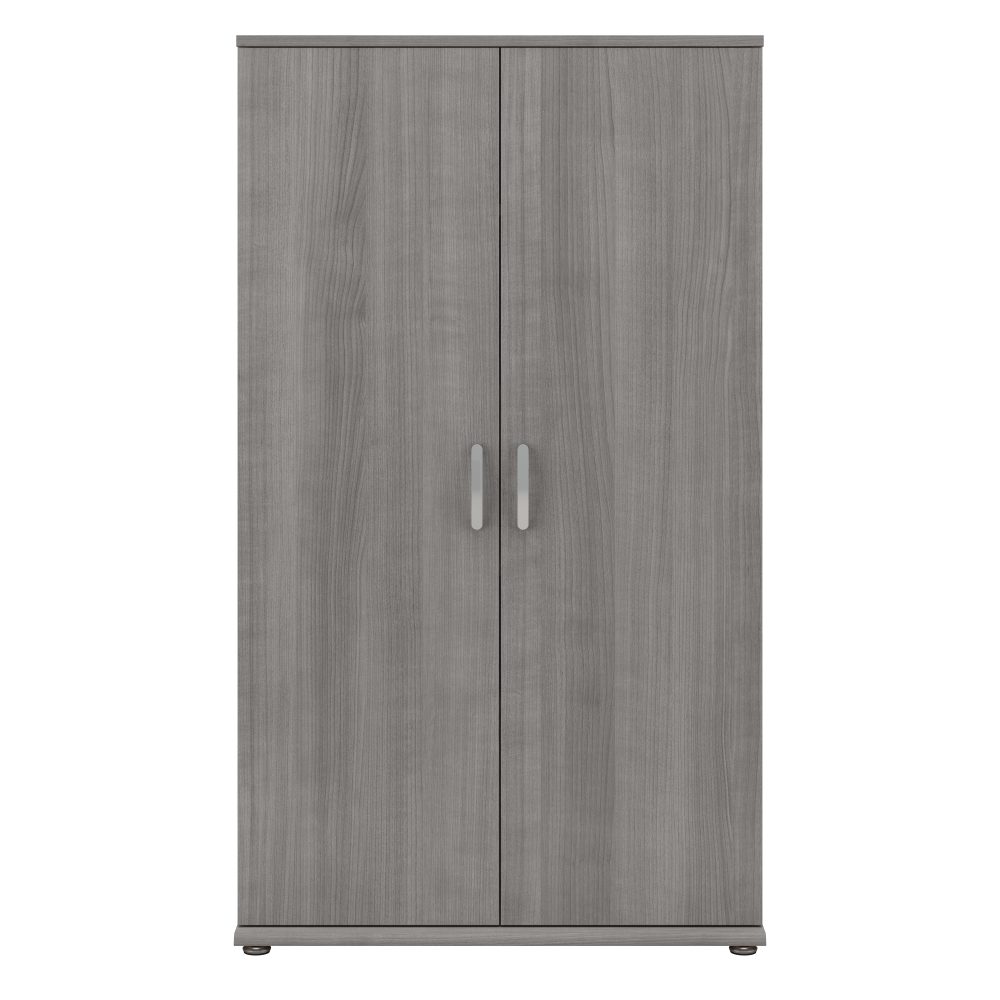 Shop Bush Business Furniture Universal Tall Linen Cabinet with Doors and Shelves, Image 03, LNS136PG-Z, #color_platinum gray