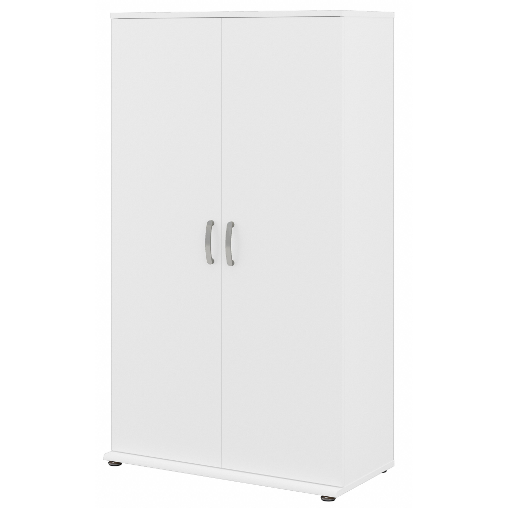 Shop Bush Business Furniture Universal Tall Garage Storage Cabinet with Doors and Shelves, Image 01, GAS136WH-Z, #color_white