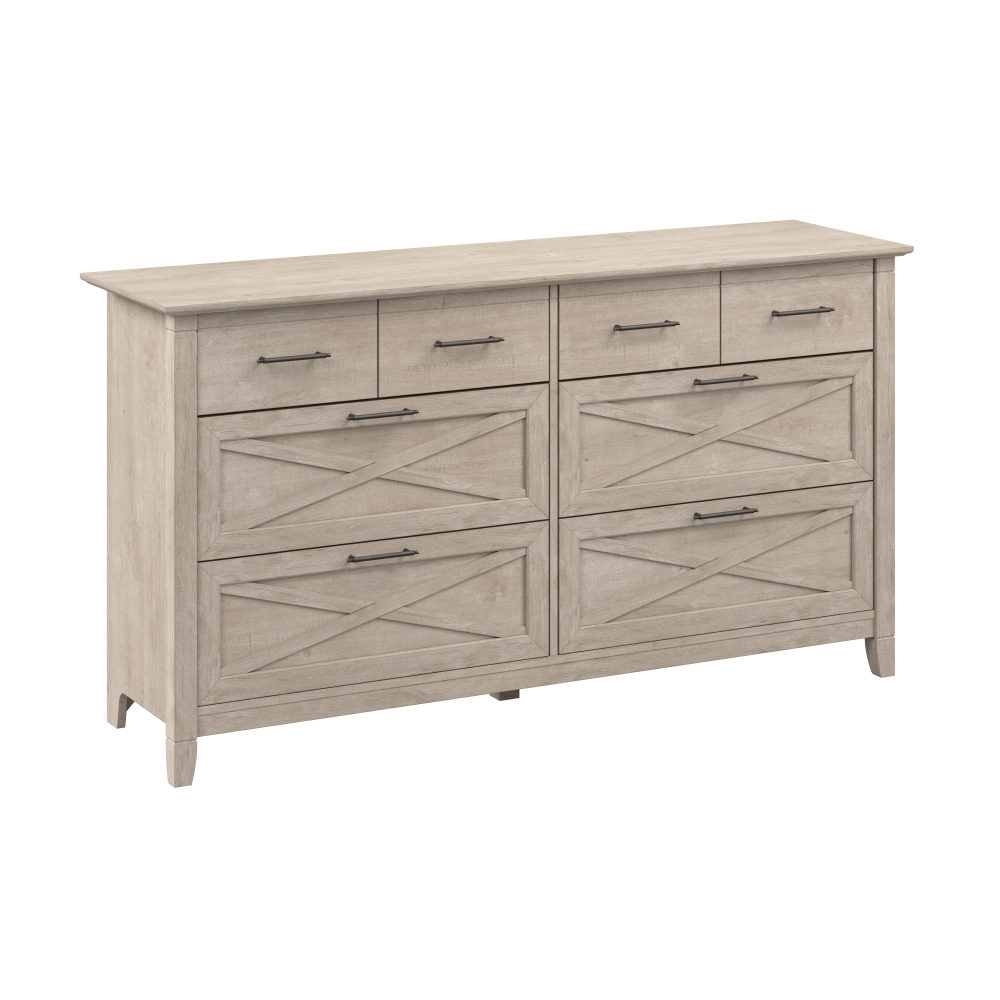 Shop Bush Home Key West 6 Drawer Dresser, Image 01, KWS158WG-03, #color_washed gray