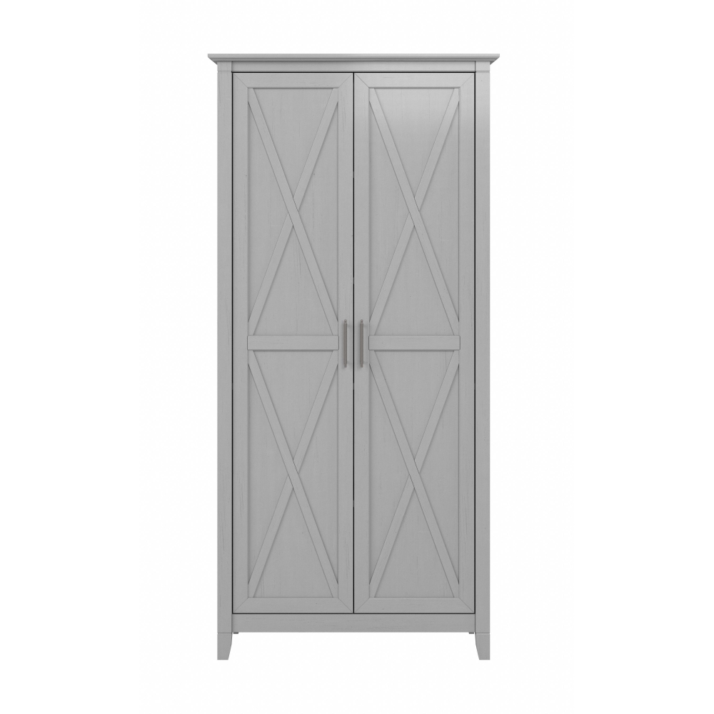 Shop Bush Furniture Key West Kitchen Pantry Cabinet, Image 03, KWS266CG-Z, #color_cape cod gray