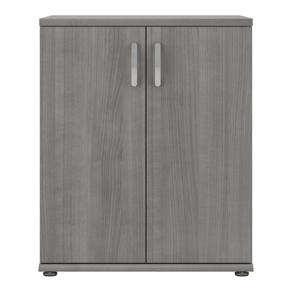 Shop Bush Business Furniture Universal Laundry Room Storage Cabinet with Doors and Shelves, Image 03, LNS128PG-Z, #color_platinum gray