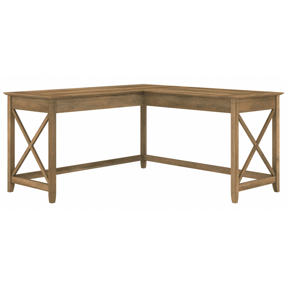 Shop Bush Furniture Key West 60W L Shaped Desk, Image 01, KWD160RCP-03, #color_reclaimed pine