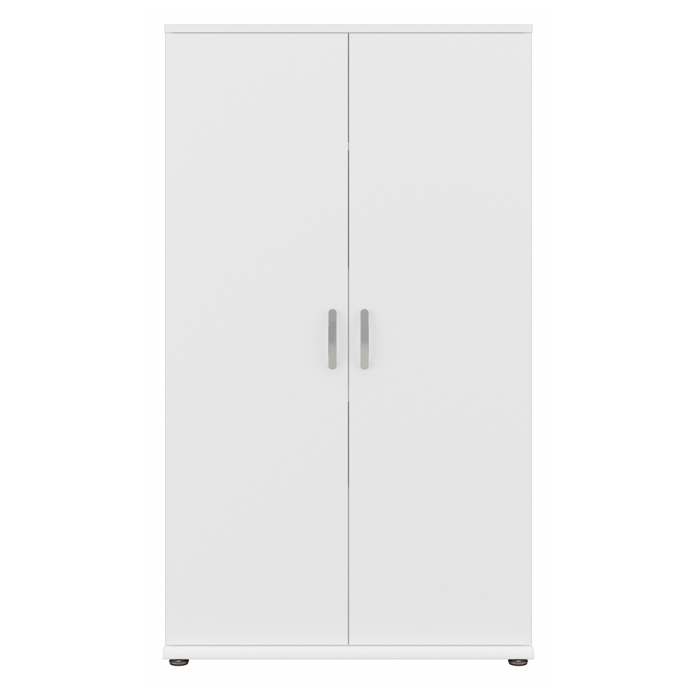 Shop Bush Business Furniture Universal Tall Garage Storage Cabinet with Doors and Shelves, Image 03, GAS136WH-Z, #color_white