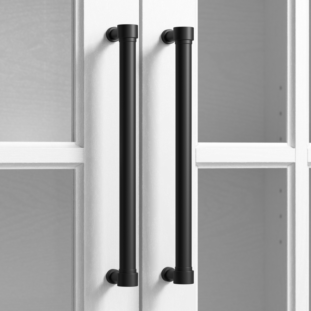 Shop Bush Furniture Westbrook Curio Cabinet with Glass Doors, Image 06, WBS232WAS-03K, #color_white ash