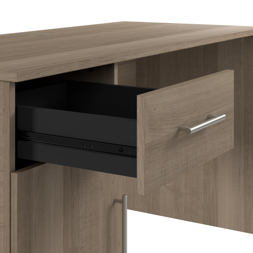 Shop Bush Furniture Somerset 54W Office Desk with Drawer and Storage Cabinet, Image 04, WC81654, #color_ash gray
