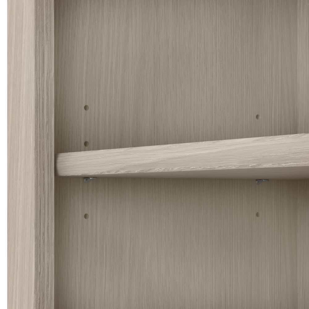 Shop Bush Furniture Somerset Tall 5 Shelf Bookcase, Image 07, WC81165, #color_sand oak