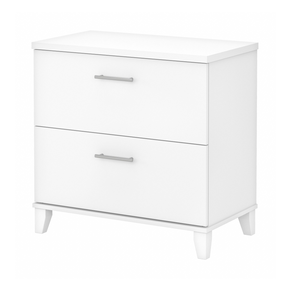 Shop Bush Furniture Somerset 2 Drawer Lateral File Cabinet, Image 01, WC81980, #color_white
