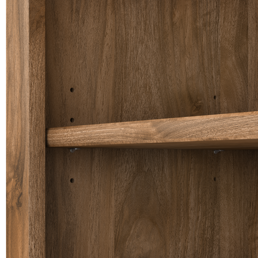 Shop Bush Furniture Somerset Tall 5 Shelf Bookcase, Image 06, WC81365, #color_fresh walnut