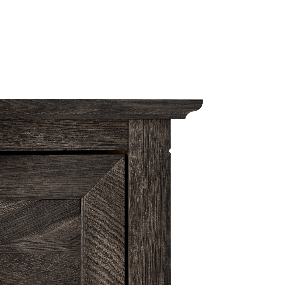 Shop Bush Furniture Key West 2 Drawer Lateral File Cabinet, Image 06, KWF130GH-03, #color_dark gray hickory