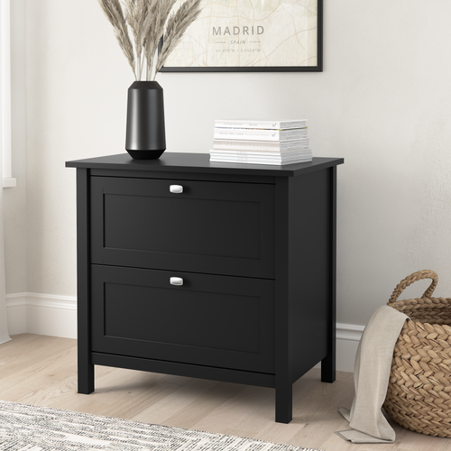 Shop Bush Furniture Broadview 2 Drawer Lateral File Cabinet, Image 02, BDF131CBL-03, #color_classic black