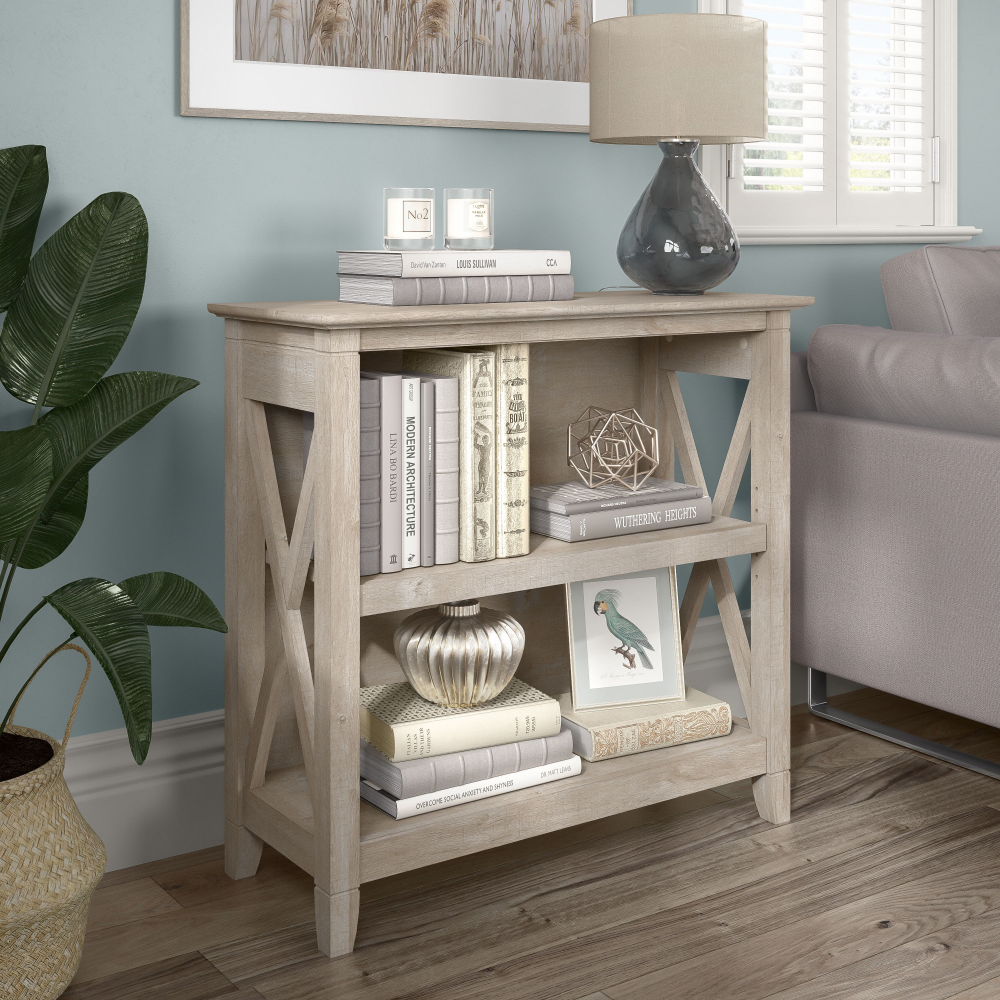 Bush Home Key West Small 2 Shelf Bookcase