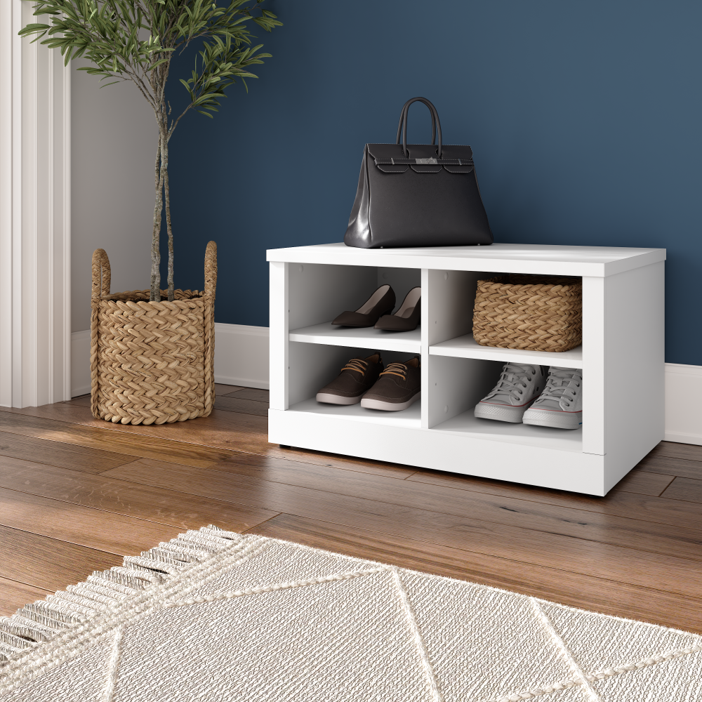 Bush Home Hampton Heights 30W Shoe Bench
