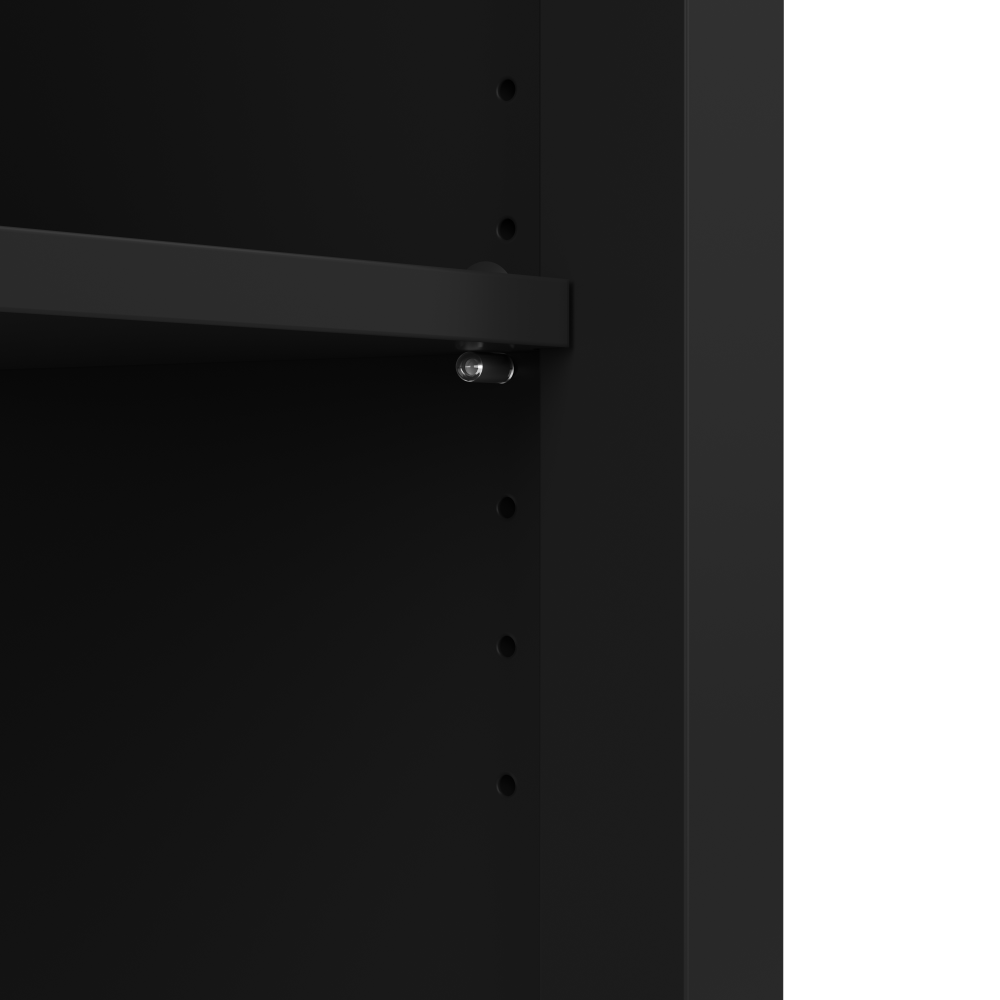 Shop Bush Furniture Broadview 6 Cube Organizer, Image 07, BDB145CBL-03, #color_classic black