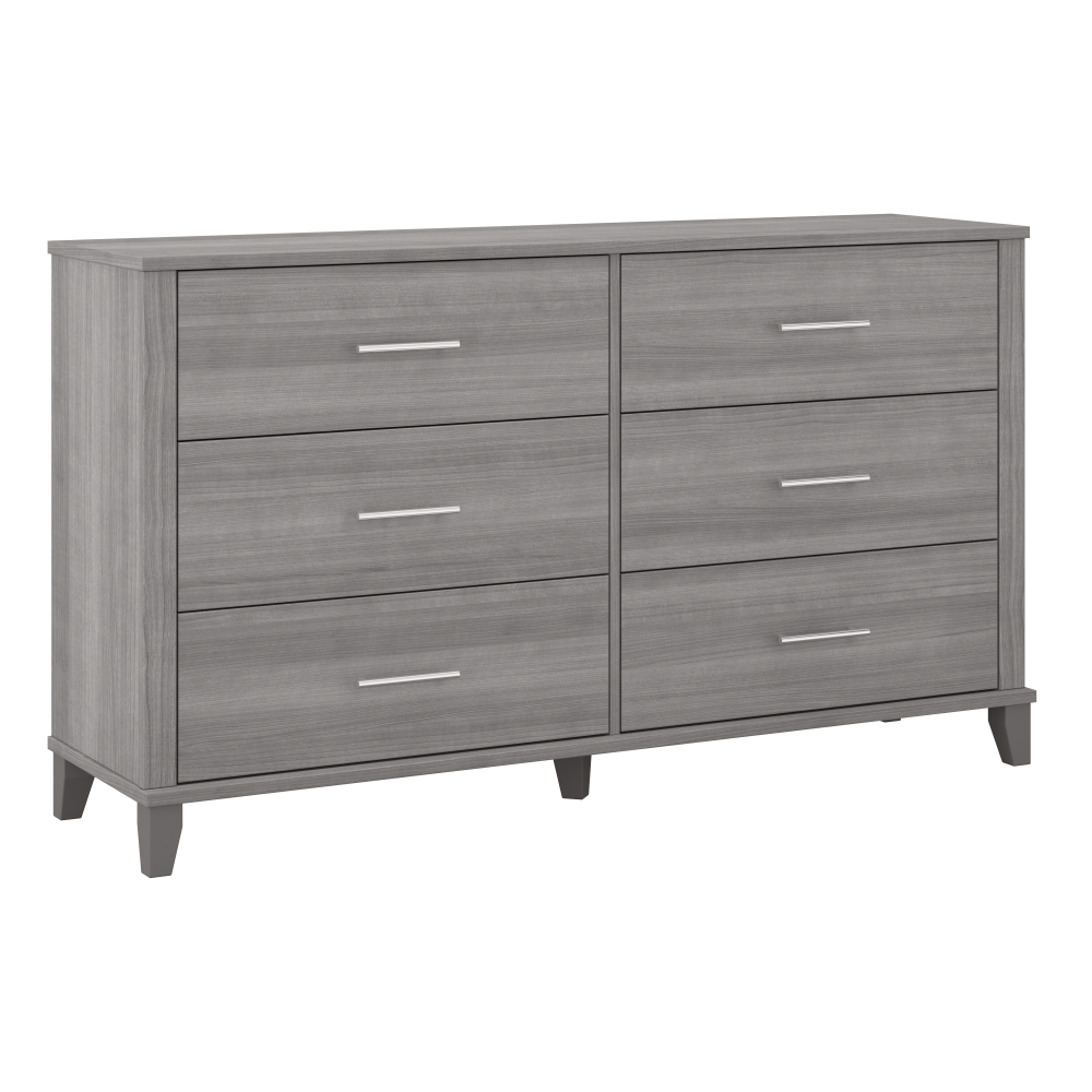 Shop Bush Furniture Somerset 6 Drawer Dresser, Image 01, STS160PGK, #color_platinum gray
