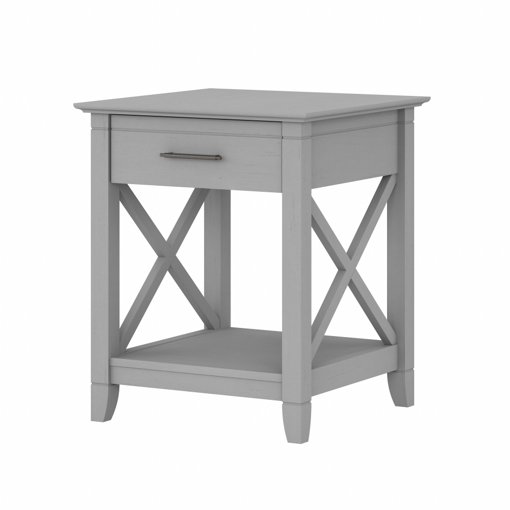 Shop Bush Furniture Key West End Table with Storage, Image 01, KWT120CG-03, #color_cape cod gray