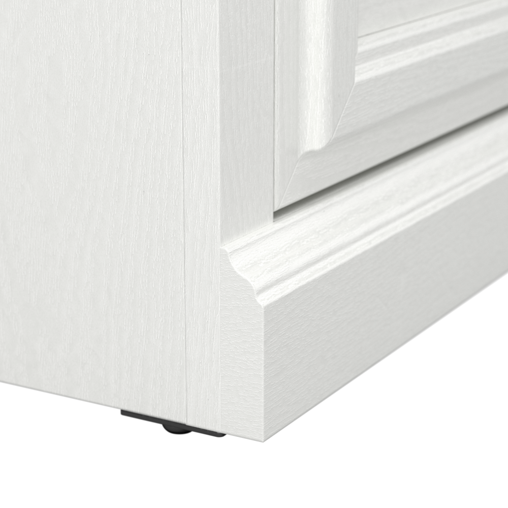 Shop Bush Furniture Woodland 40W Shoe Storage Bench with Shelves, Image 07, WDS240WAS-03, #color_white ash