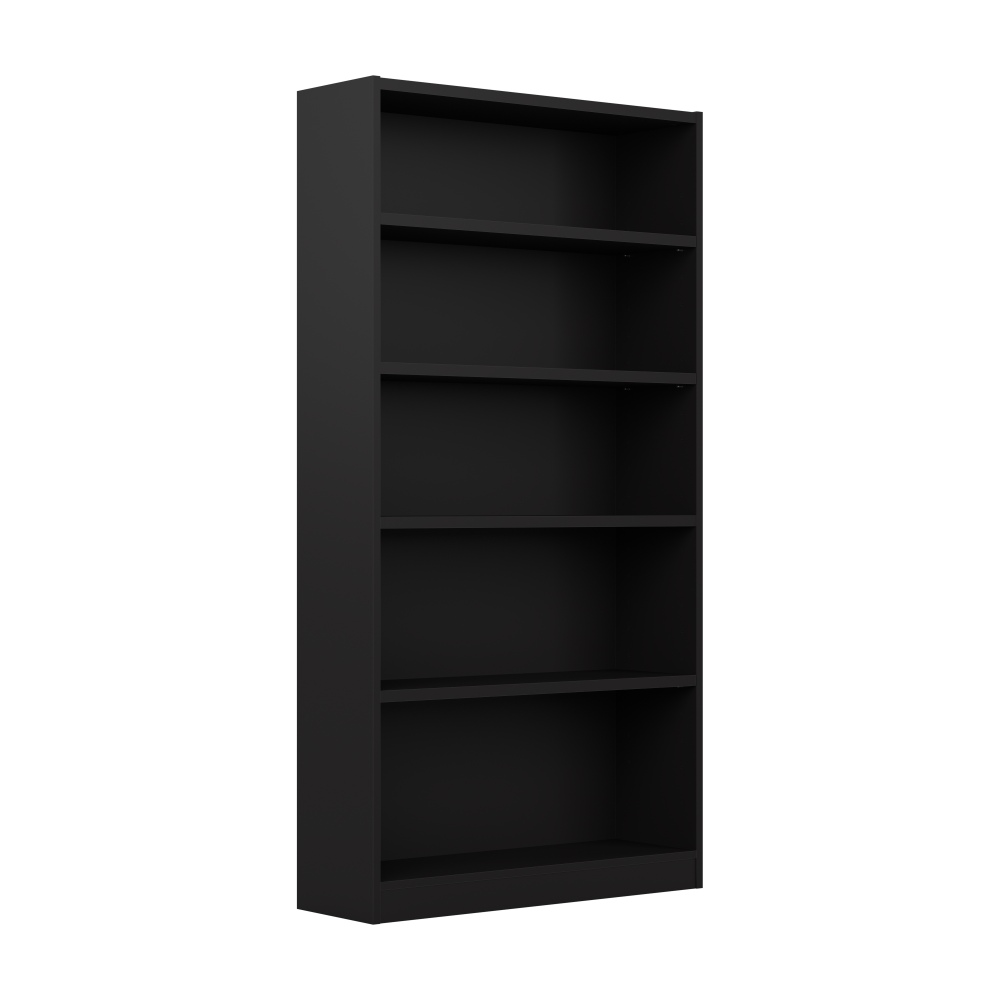 Shop Bush Furniture Universal Tall 5 Shelf Bookcase, Image 01, WL12436, #color_black