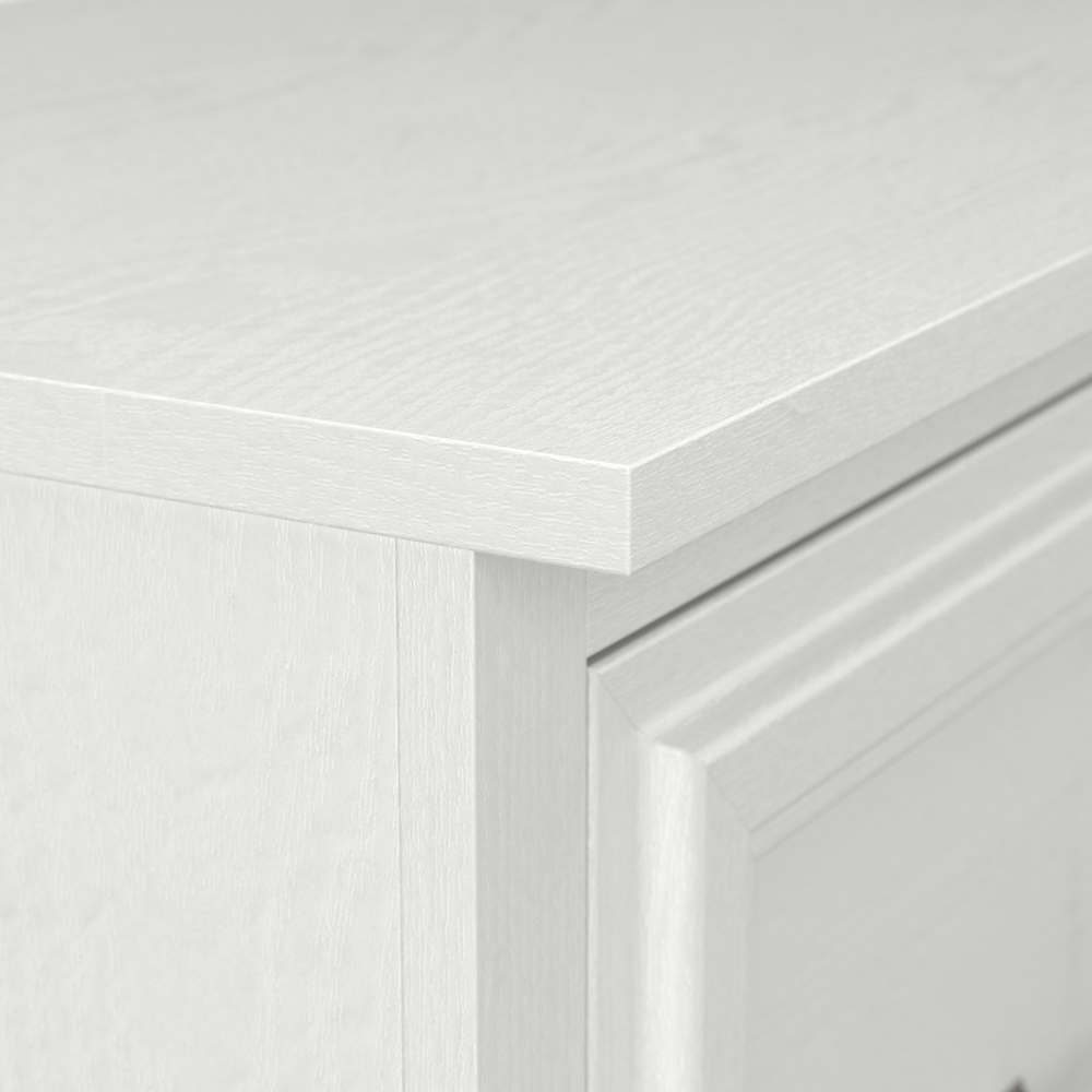 Shop Bush Furniture Woodland 24W Small Shoe Bench with Drawer, Image 08, WDS124WAS-03, #color_white ash