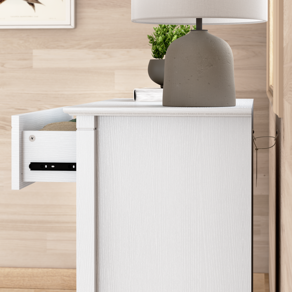 Shop Bush Home Key West 4 Drawer Dresser, Image 05, KWS432WT-03, #color_pure white oak