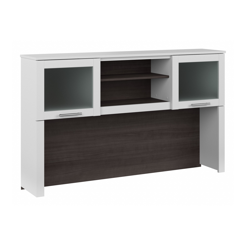 Shop Bush Furniture Somerset 60W Desk Hutch, Image 01, WC81031, #color_storm gray/white