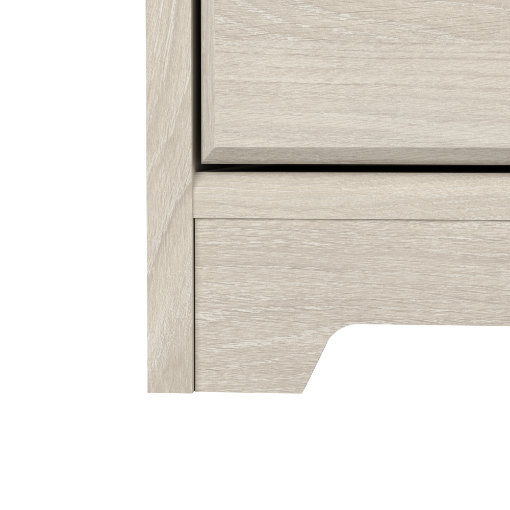 Shop Bush Furniture Cabot 2 Drawer Lateral File Cabinet, Image 07, WC31180, #color_linen white oak