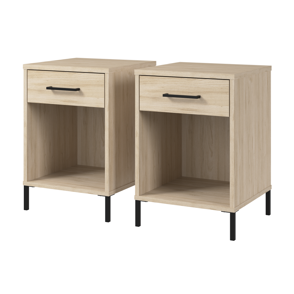 Shop Bush Furniture Soho End Table (Set of 2), Image 01, SHH005NE, #color_natural elm