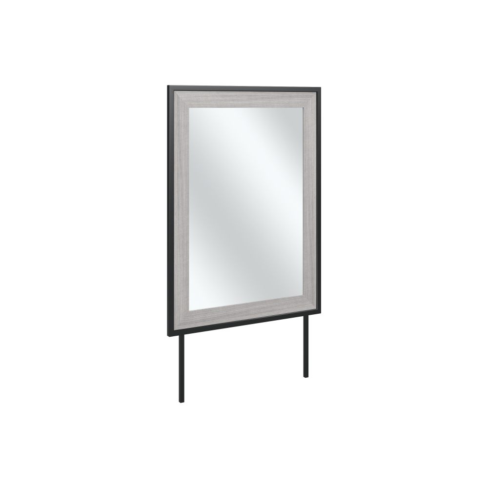 Shop Bush Furniture Atria Bedroom Mirror, Image 01, ARA130PG, #color_platinum gray