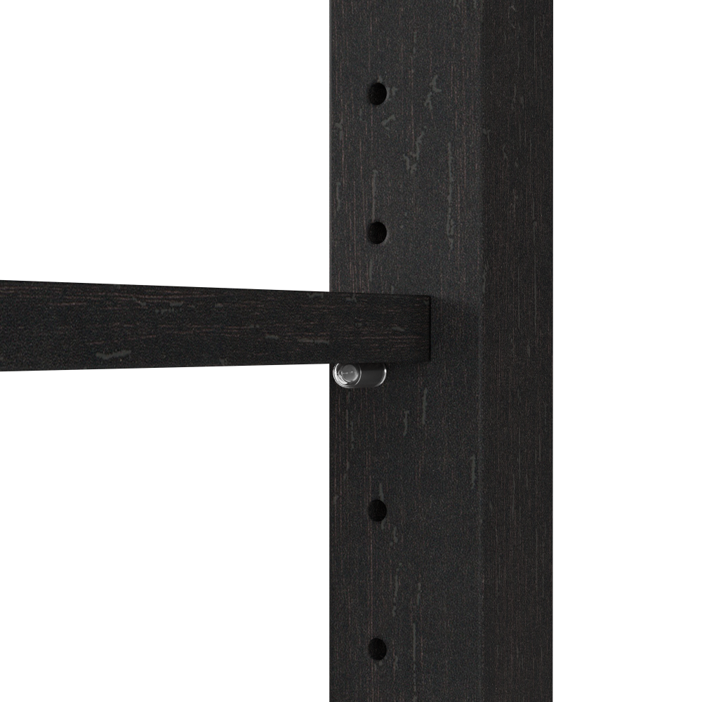 Shop Bush Furniture Mayfield 60W L Shaped Computer Desk with Storage, Image 07, MAD260V2P-03, #color_vintage black/reclaimed pine