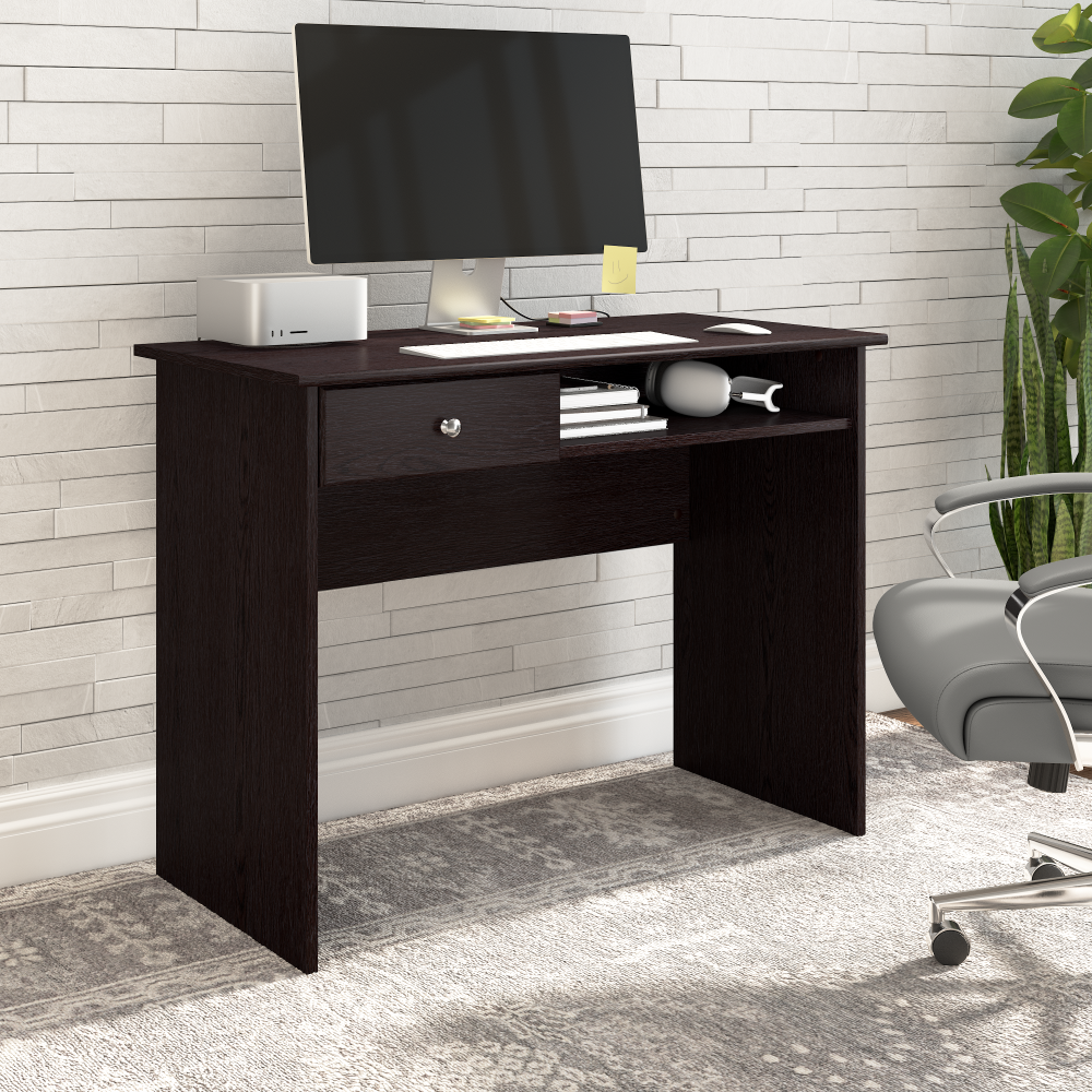 Shop Bush Furniture Cabot 40W Writing Desk, Image 02, WC31840, #color_espresso oak