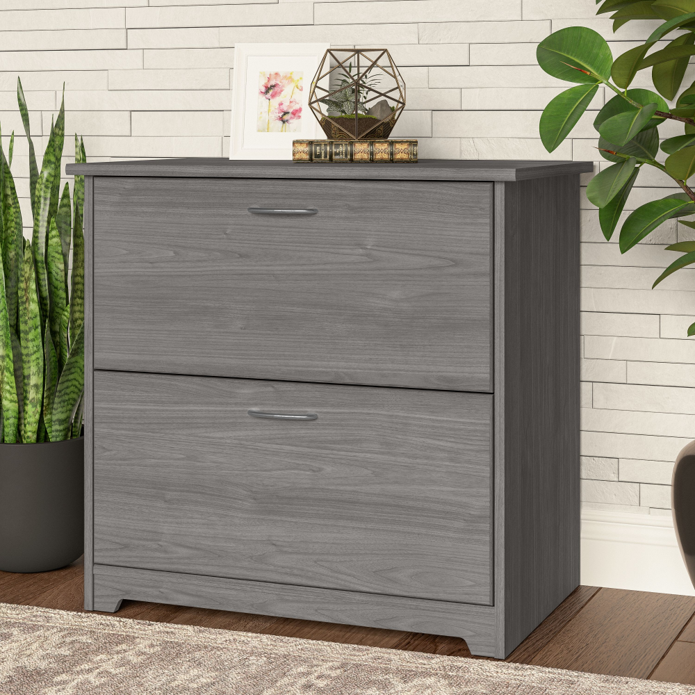Shop Bush Furniture Cabot 2 Drawer Lateral File Cabinet, Image 02, WC31380, #color_modern gray