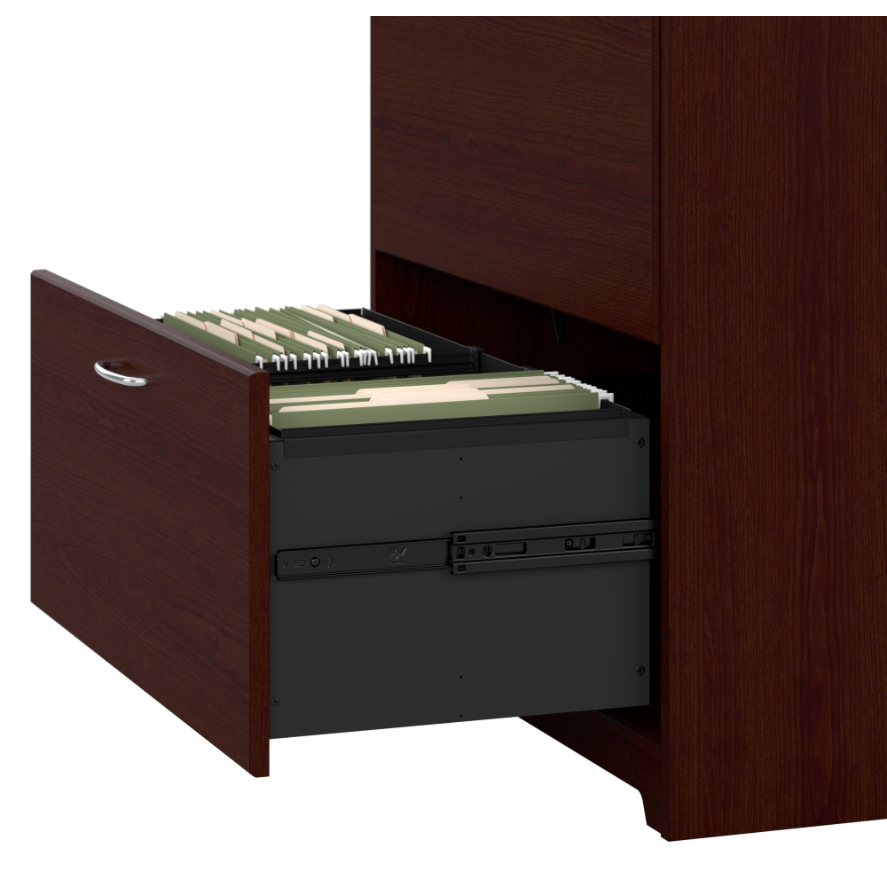 Shop Bush Furniture Cabot 2 Drawer Lateral File Cabinet, Image 05, WC31480, #color_harvest cherry