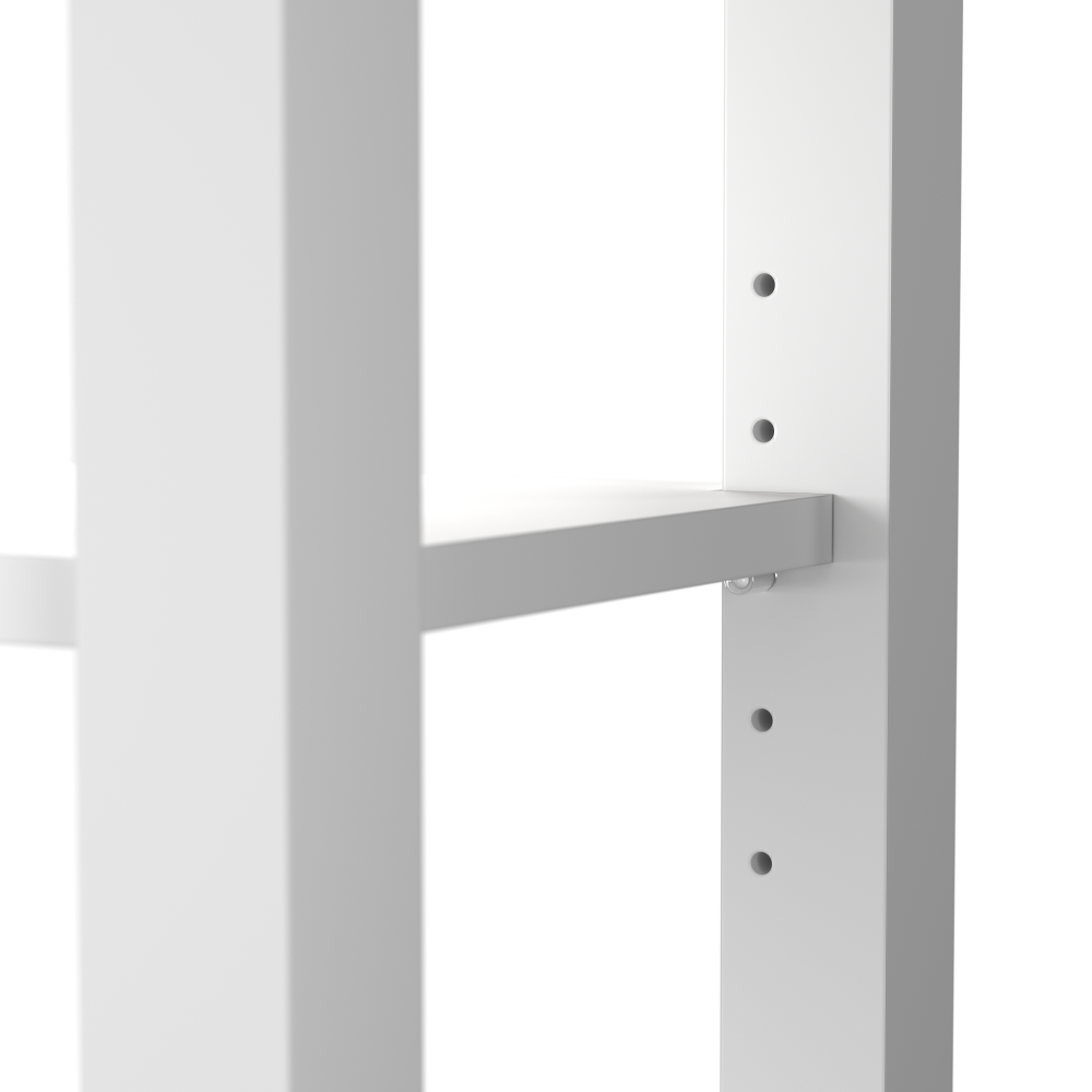 Shop Bush Furniture Mayfield Tall Hutch Organizer, Image 04, MAH131GW2-03, #color_shiplap gray/pure white