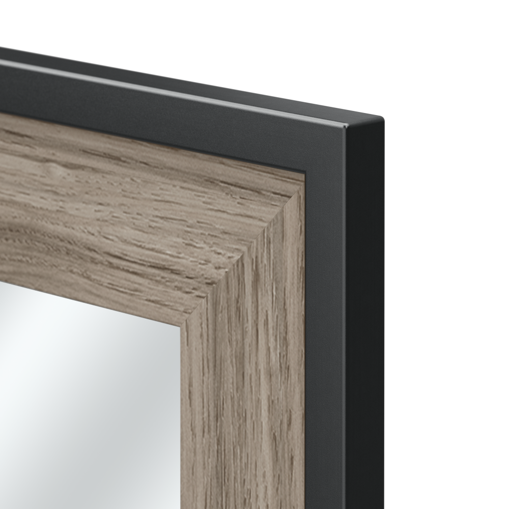Shop Bush Furniture Atria 6 Drawer Dresser with Mirror, Image 06, ATR015MH, #color_modern hickory