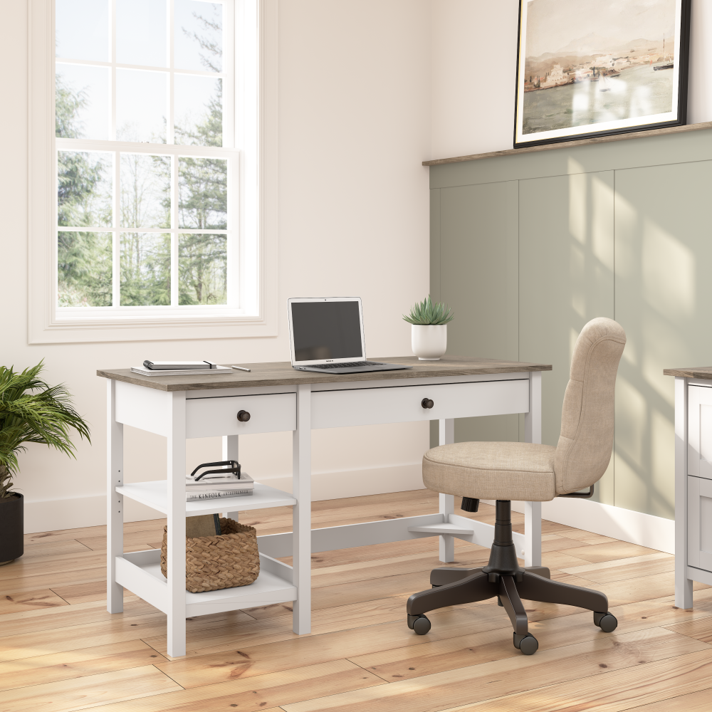 Bush Home Mayfield 54W Computer Desk with Shelves