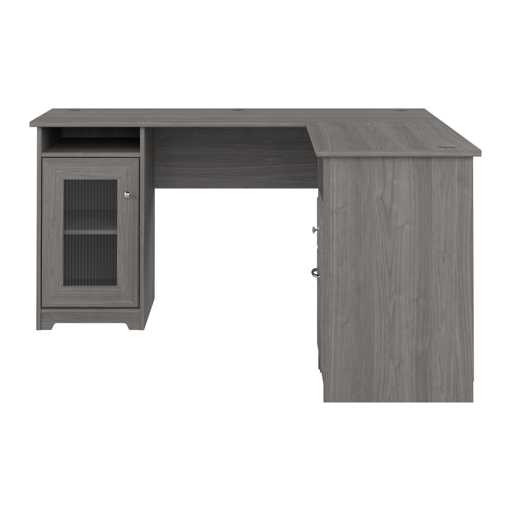 Shop Bush Furniture Cabot 60W L Shaped Computer Desk with Storage, Image 03, WC31330K, #color_modern gray