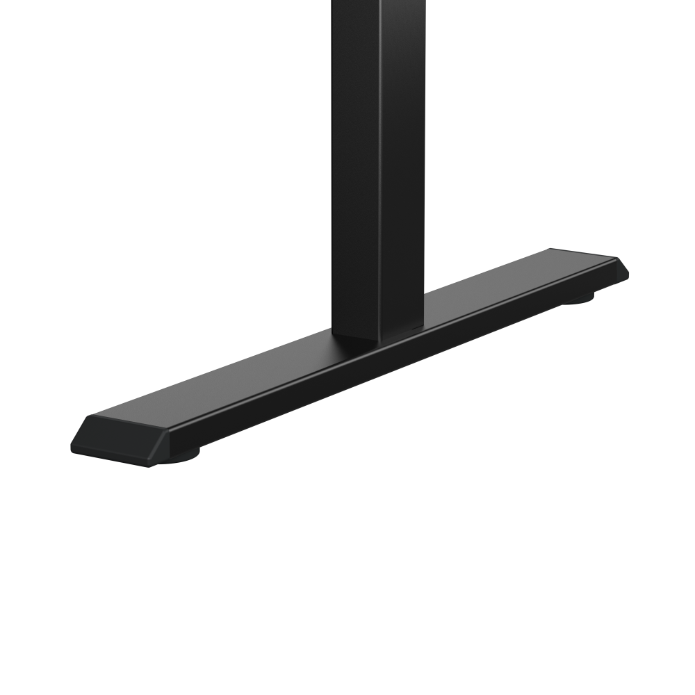 Shop Bush Furniture Energize 55W x 24D Electric Height Adjustable Standing Desk, Image 07, EZ155BSB-03, #color_basic black/black frame