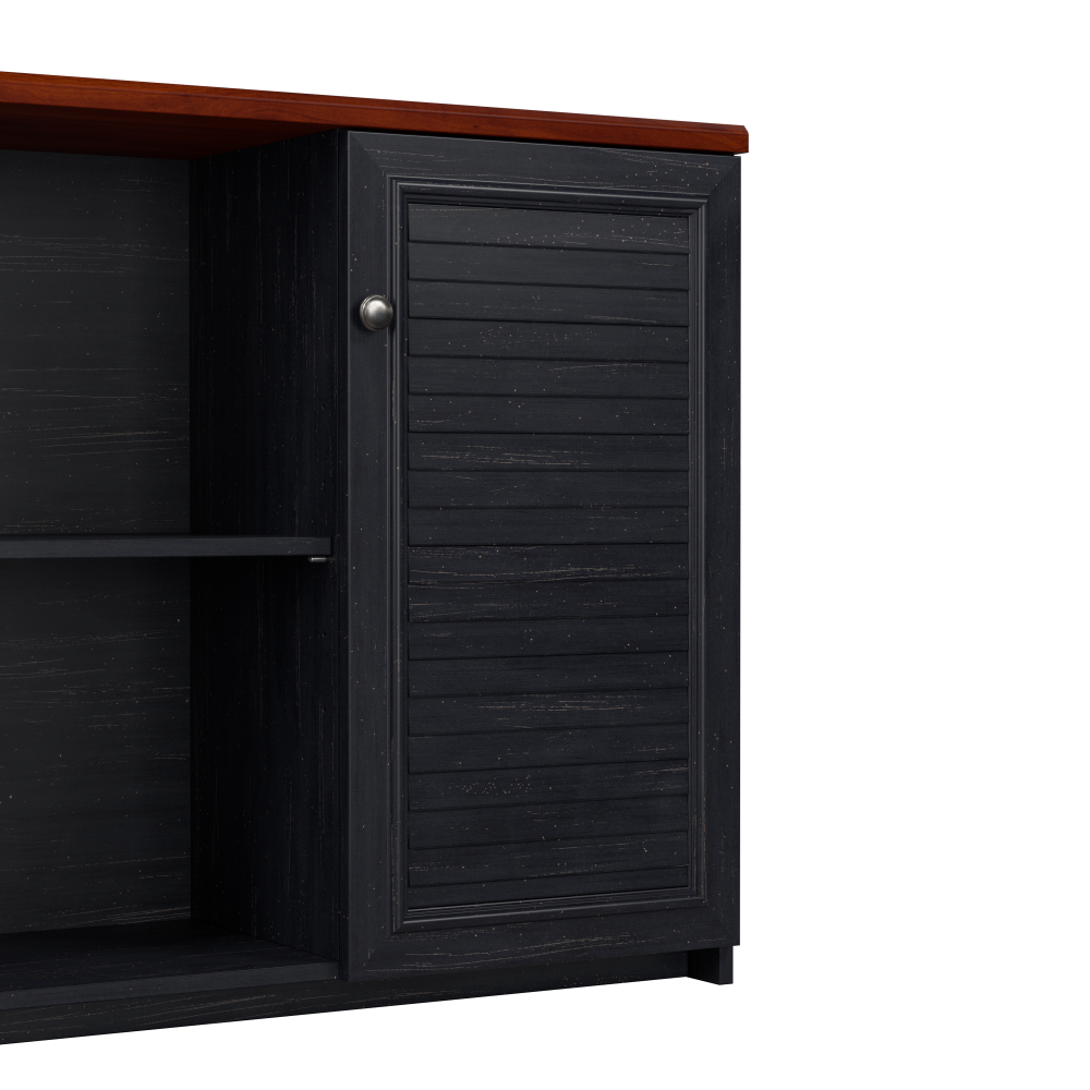Shop Bush Furniture Fairview Accent Cabinet with Doors, Image 04, WC53948-03, #color_antique black/hansen cherry